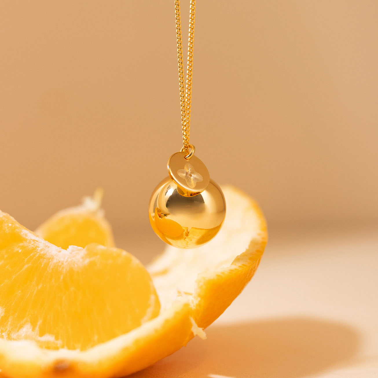 Harmony necklace Gold Roman Cross