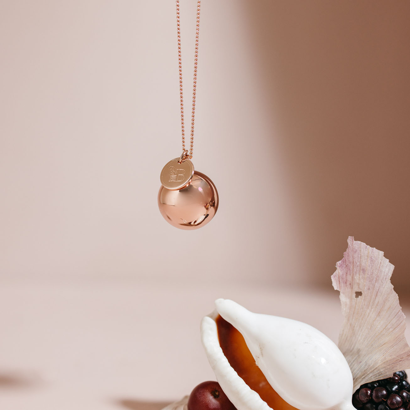 Personalised Marianne rose gold bola