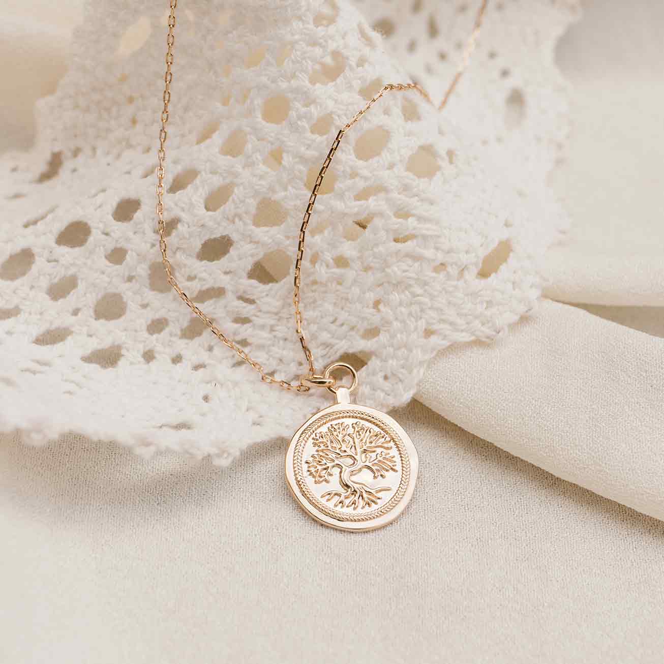 Relief “Tree of Life” christening medal