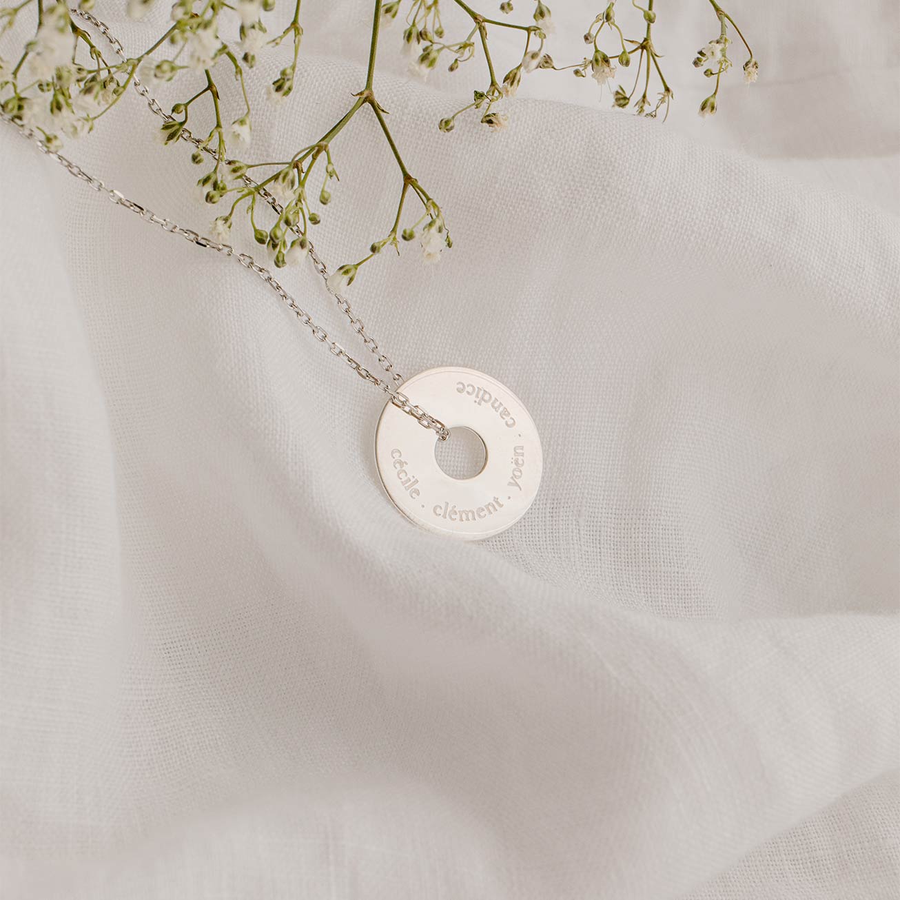 Candice Personalised Sterling Silver Name Medal