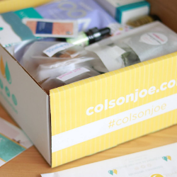 Colson and Joe pregnancy box